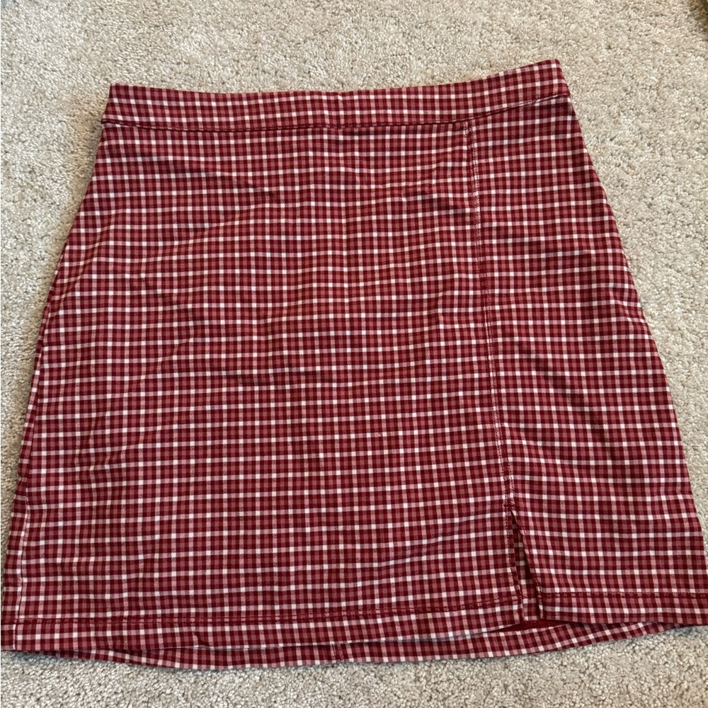 Hollister Ultra High-Rise Plaid Mini Skirt